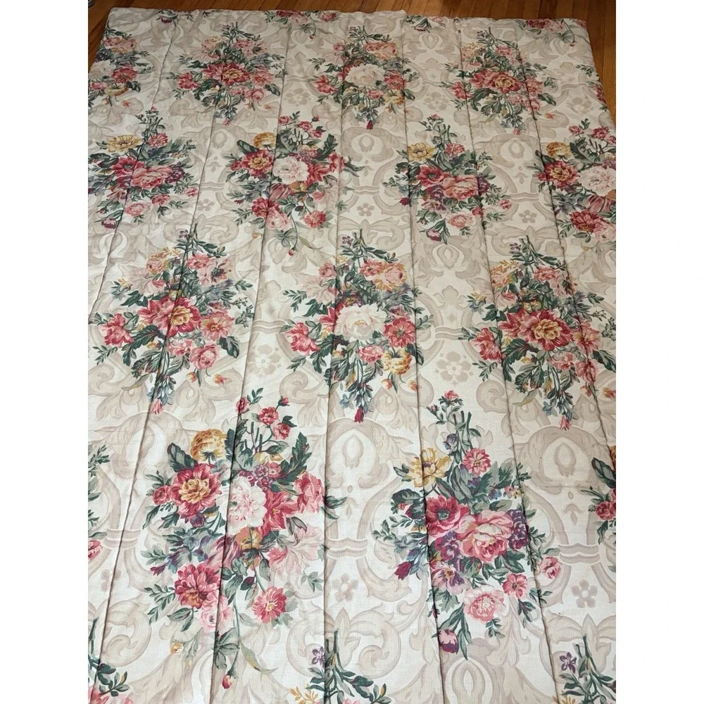 Vintage Ralph Lauren Elsa Grasslands Floral Yellow Floral Twin Comforter